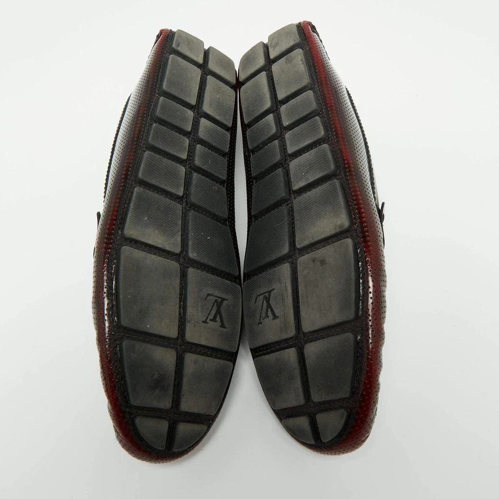 Louis Vuitton Two-Tone Perforated Leather Penny Loafers Size 45 商品