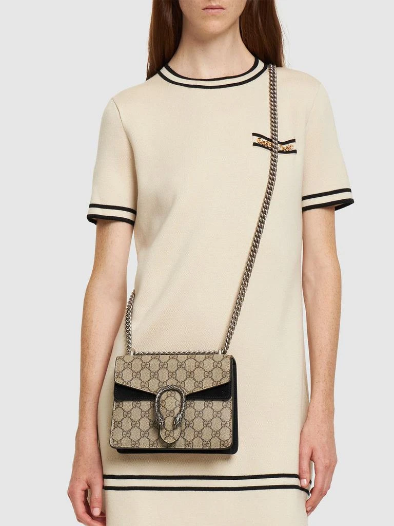 商品Gucci|Mini Dionysus Gg Supreme Shoulder Bag,价格¥19128,第2张图片详细描述