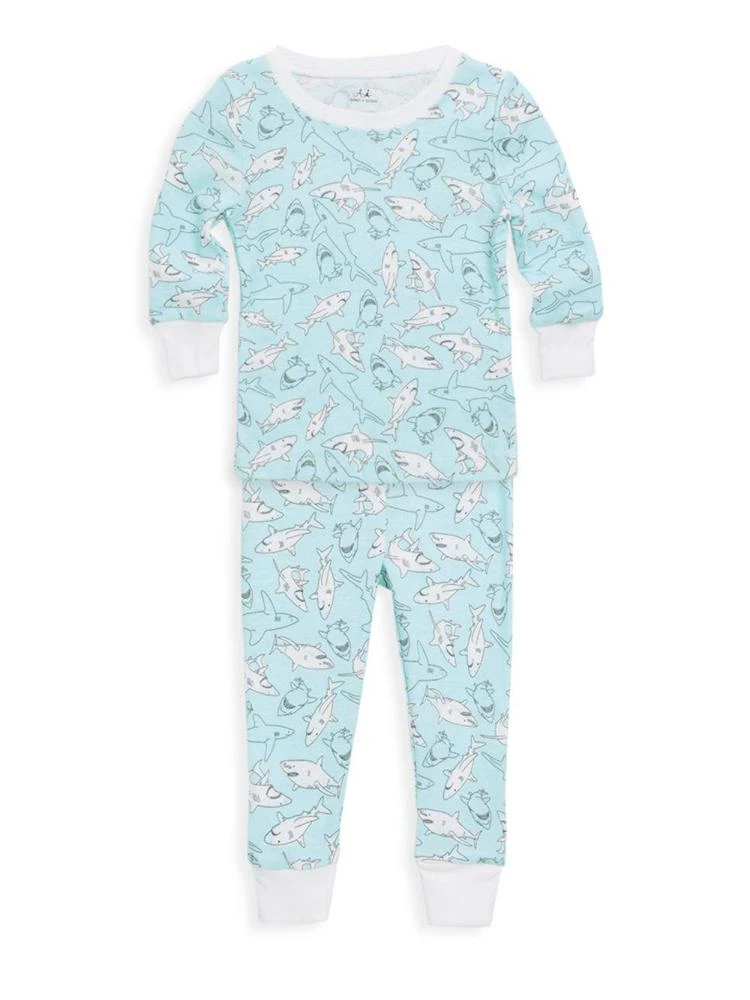 商品aden + anais|Baby's, Toddler's & Little Boy's Shark Two-Piece Pajama Set,价格¥186,第1张图片