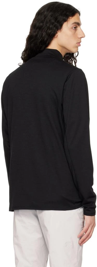 商品Snow Peak|Black Half-Zip Sweater,价格¥440,第3张图片详细描述