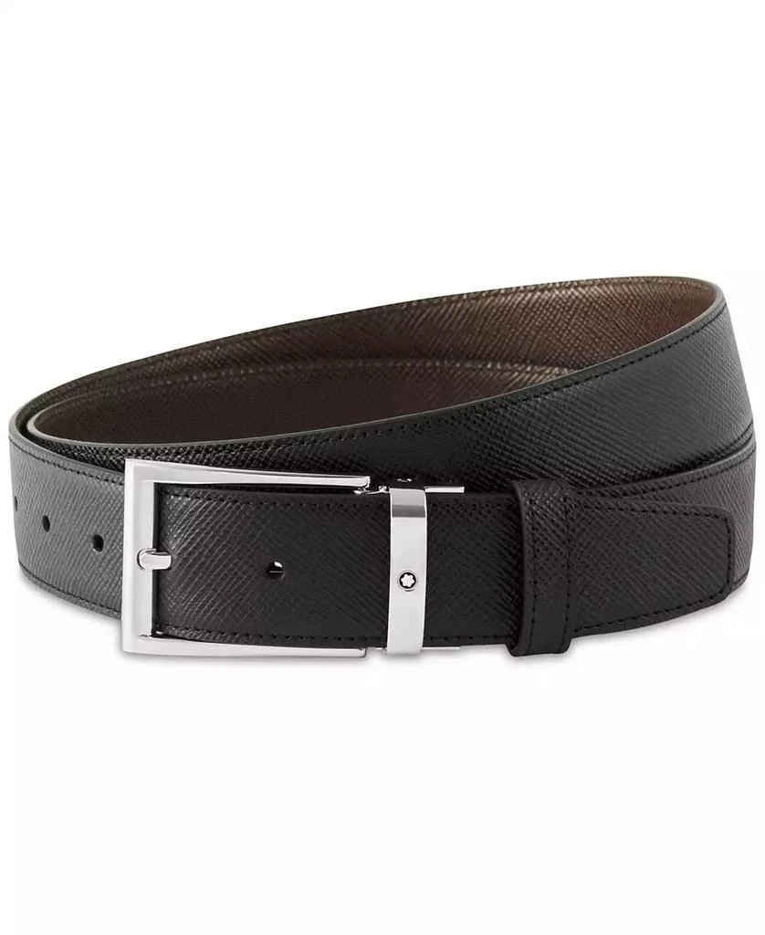 商品MontBlanc|Men's Saffiano Leather Reversible Belt,价格¥3167,第1张图片