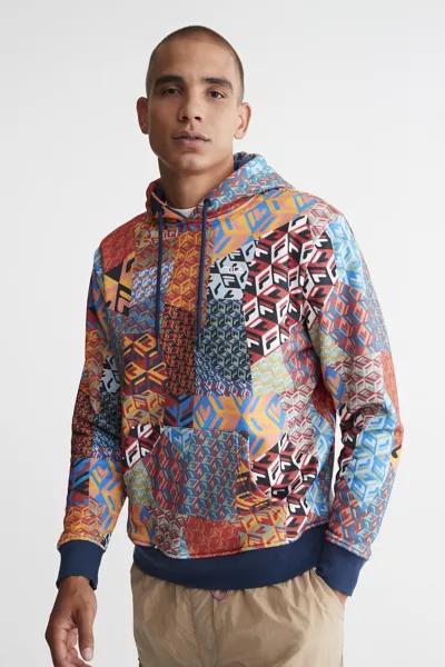 FILA Patterned Hoodie Sweatshirt商品第1张图片规格展示