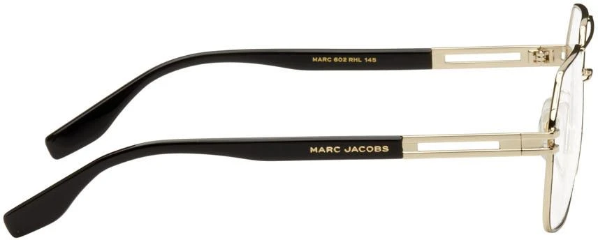 商品Marc Jacobs|Gold & Black Retro Glasses,价格¥469,第2张图片详细描述