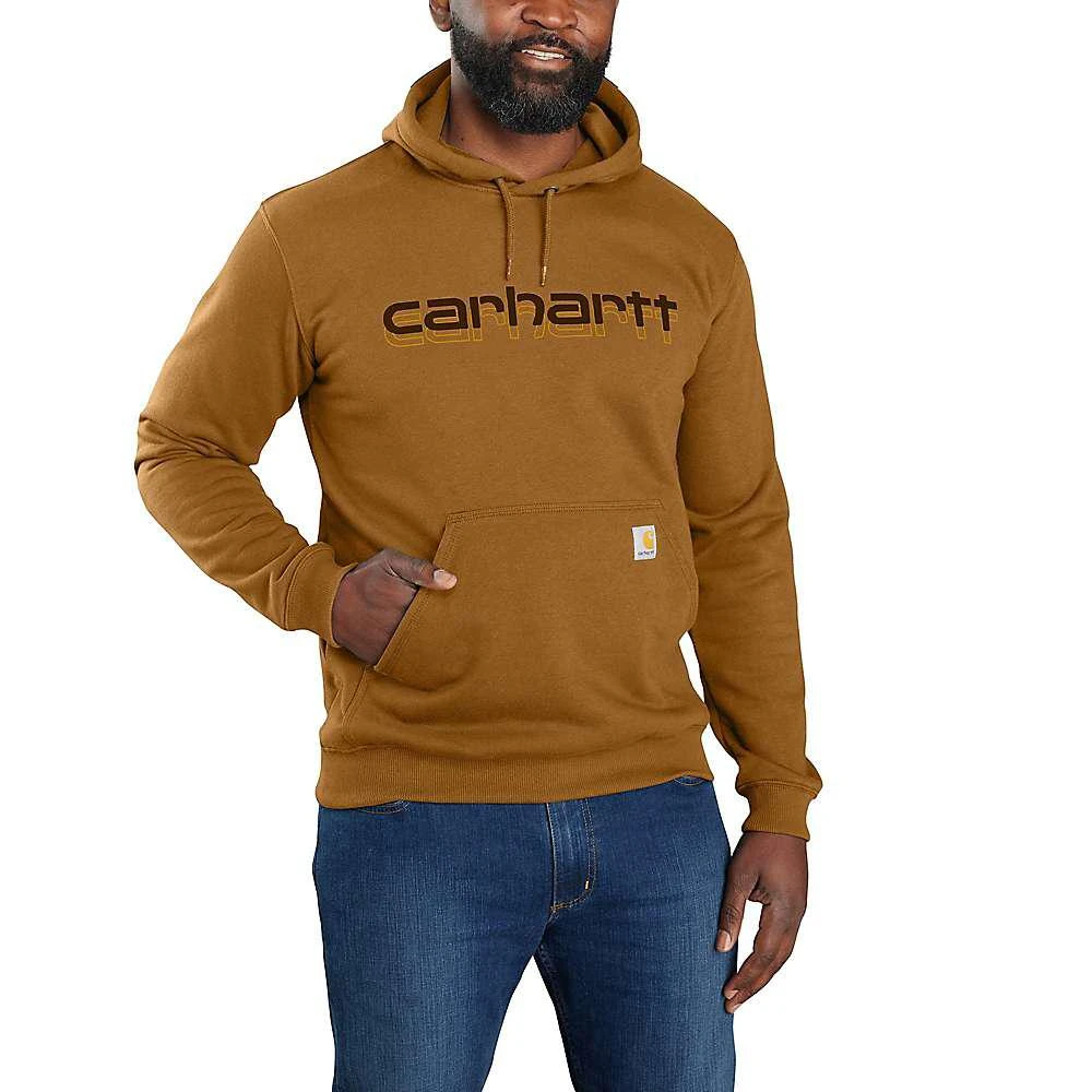 商品Carhartt|Carhartt Men's Rain Defender Loose Fit Midweight Logo Graphic Sweatshirt,价格¥352,第4张图片详细描述