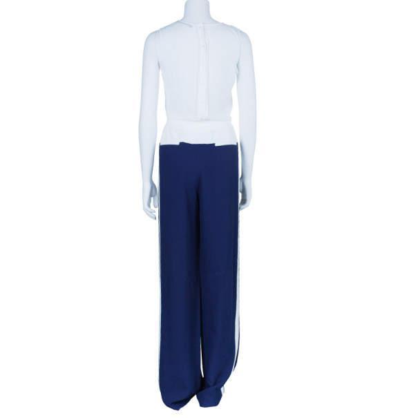 商品PRABAL GURUNG|Prabal Gurung Navy Tuxedo Wide Leg Pants M,价格¥878,第5张图片详细描述