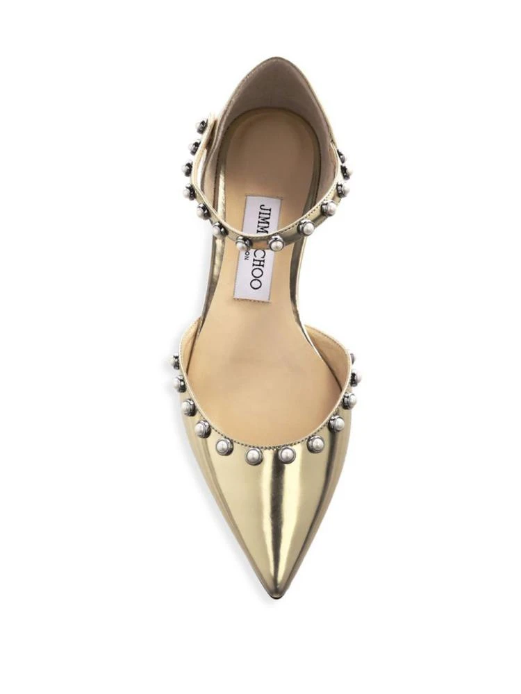 商品Jimmy Choo|Jimmy Choo - Leema d'Orsay Flats,价格¥2683,第4张图片详细描述