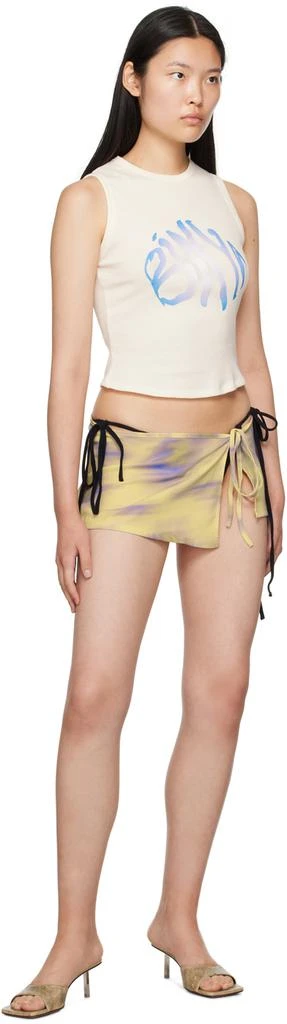 商品BINYA|Off-White Printed Tank Top,价格¥458,第4张图片详细描述