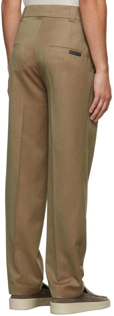 商品Fear of god|Beige Double Pleated Tapered Trousers,价格¥2179,第3张图片详细描述