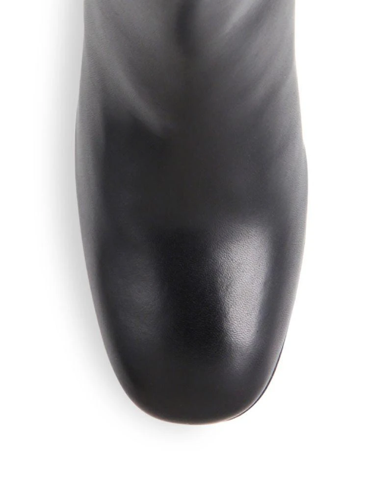 商品Stuart Weitzman|Bacari Leather Block Heel Booties,价格¥1180,第3张图片详细描述