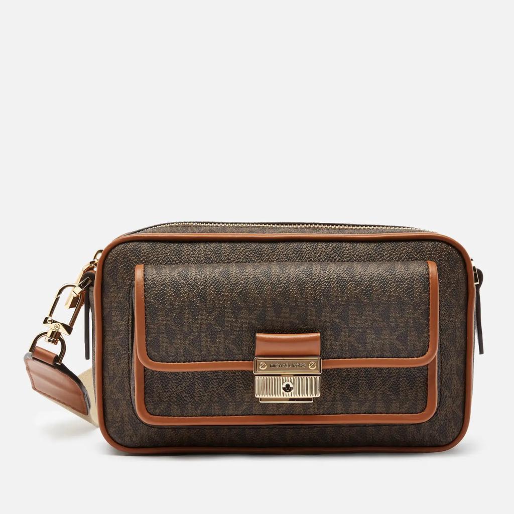 商品Michael Kors|MICHAEL Michael Kors Women's Bradshaw Medium Pckt Camera Xbody Bag - Brn/Acorn,价格¥2382,第1张图片