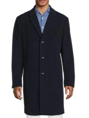 商品Tommy Hilfiger|Addison Wool Blend Overcoat,价格¥377,第1张图片