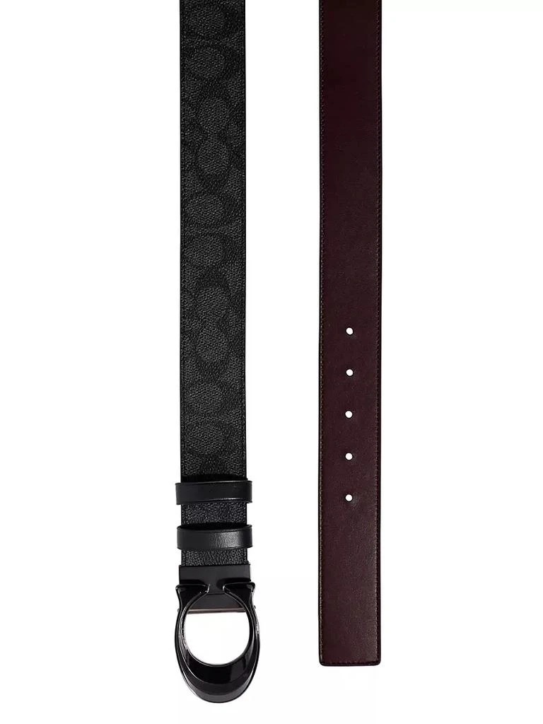 商品Coach|Logo Buckle Leather Belt,价格¥1076,第2张图片详细描述