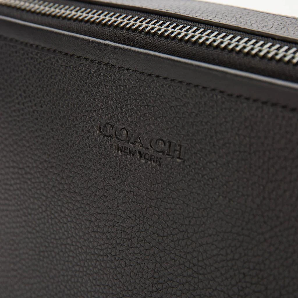 商品Coach|Coach Men's Charter Crossbody Bag 24 In Pebble Leather - Black,价格¥2223,第4张图片详细描述