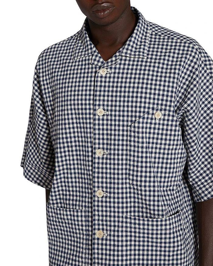 商品BARENA|Filon Marin Check Camp Overshirt,价格¥1914,第4张图片详细描述