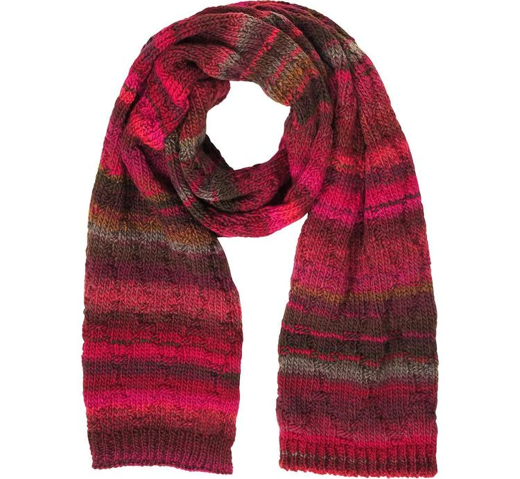 商品Missoni|Missoni Pink and Red Stripes Wool Blend Women's Long Scarf,价格¥1002,第1张图片