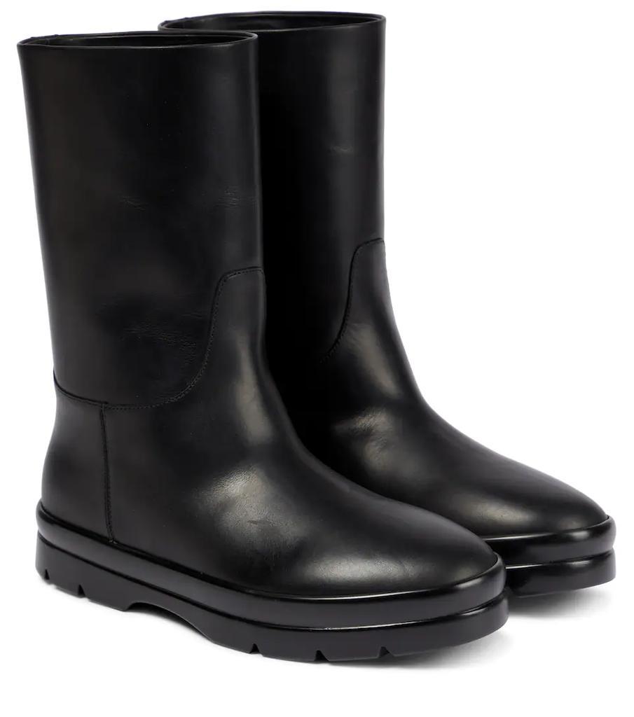 商品The Row|Billie leather boots,价格¥11224,第1张图片