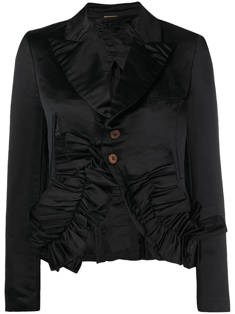 商品Comme des Garcons|COMME DES GARCONS COMME DES GARCONS WOMEN RUFFLE JACKET,价格¥3376,第5张图片详细描述