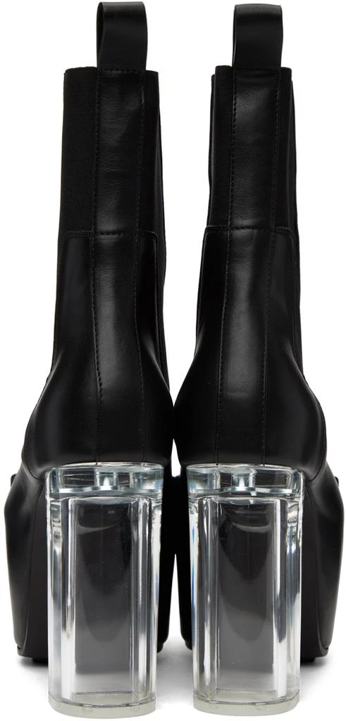 商品Rick Owens|Black Beatle Platform Boots,价格¥6186,第2张图片详细描述