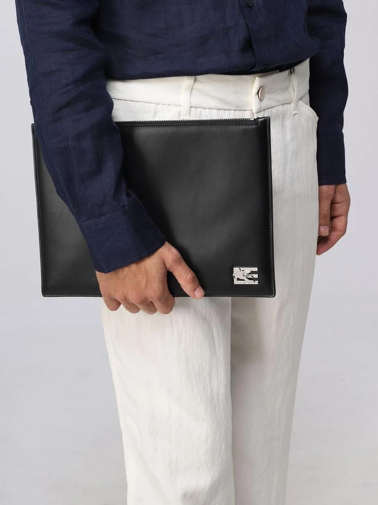 商品ETRO|Etro clutch in leather,价格¥1925,第2张图片详细描述
