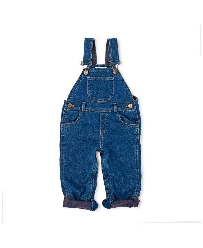 商品Dotty Dungarees|Unisex Classic Stonewash Denim Overalls - Baby, Little Kid, Big Kid,价格¥607,第1张图片