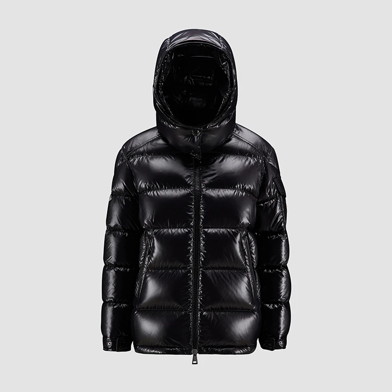 商品Moncler|蒙口 MAIRE系列女士灰白色短款羽绒服 J20931A0014268950032（三色可选）,价格¥11766,第1张图片