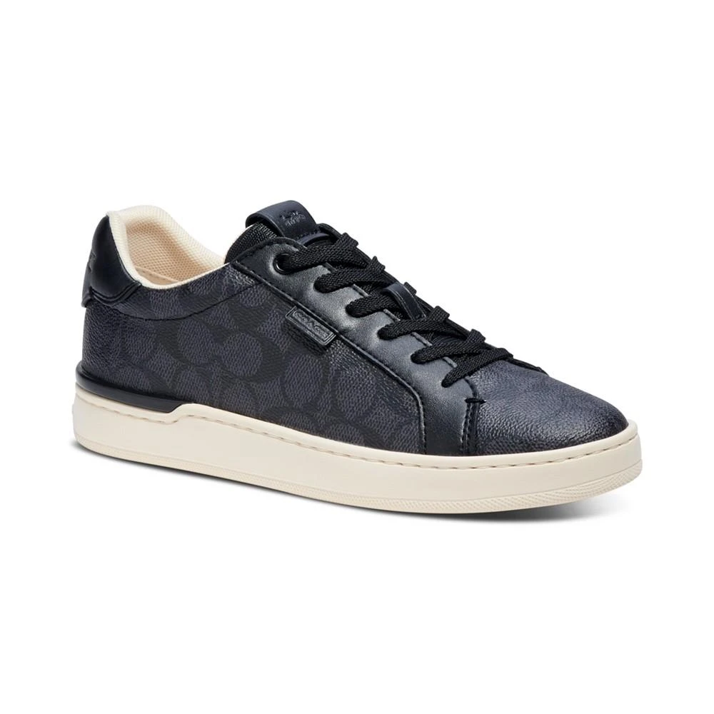 商品Coach|Women's Lowline Signature Lace Up Sneakers,价格¥225,第1张图片