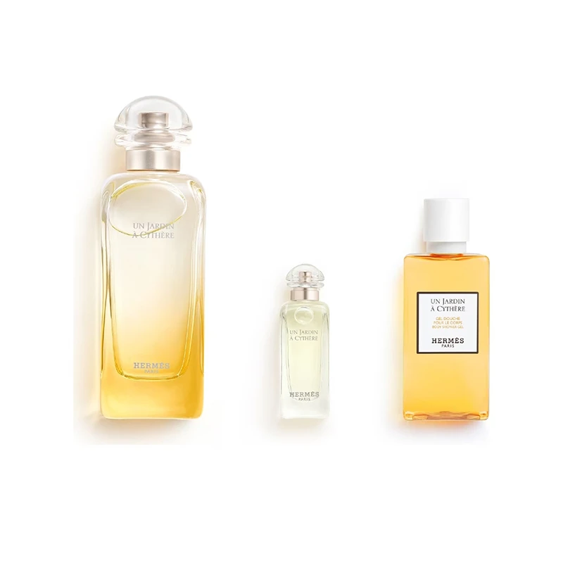 爱马仕基西拉岛花园女士香水套装 淡香水100ml+Q版香水7.5ml+沐浴露40ml 商品