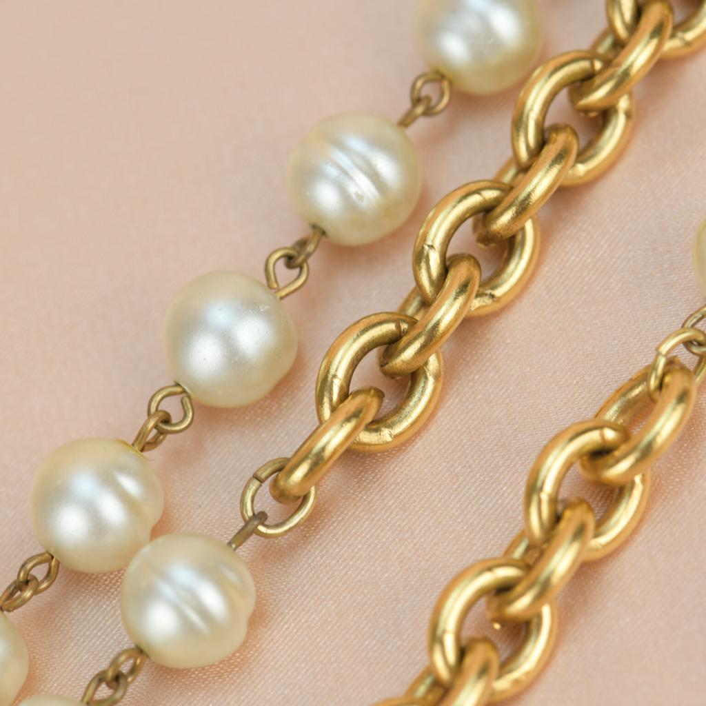 Chanel Vintage 1980as Strand Pearl Necklace商品第5张图片规格展示