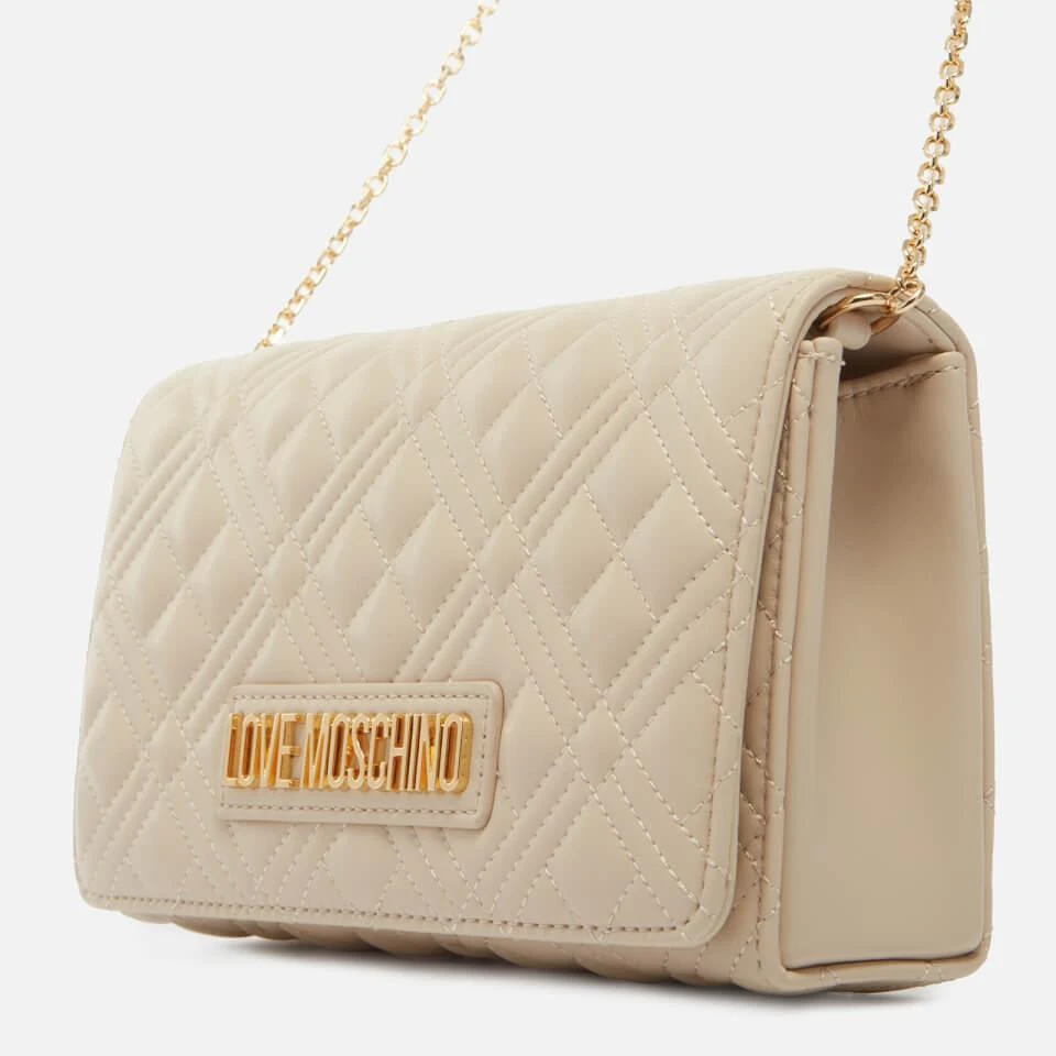 商品Love Moschino|Love Moschino Quilted Leather Cross Body Bag,价格¥761,第4张图片详细描述