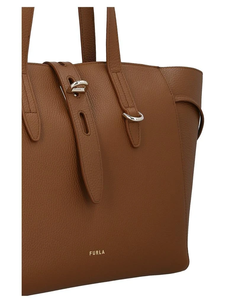 商品Furla|Furla Net Logo Detailed Tote Bag,价格¥3007,第3张图片详细描述