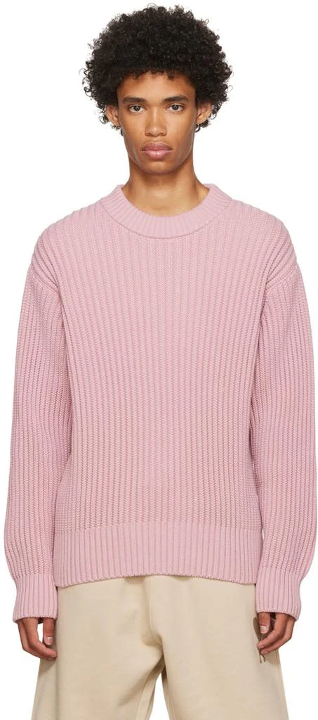 商品AMI|Pink Organic Cotton Sweater,价格¥1498,第1张图片