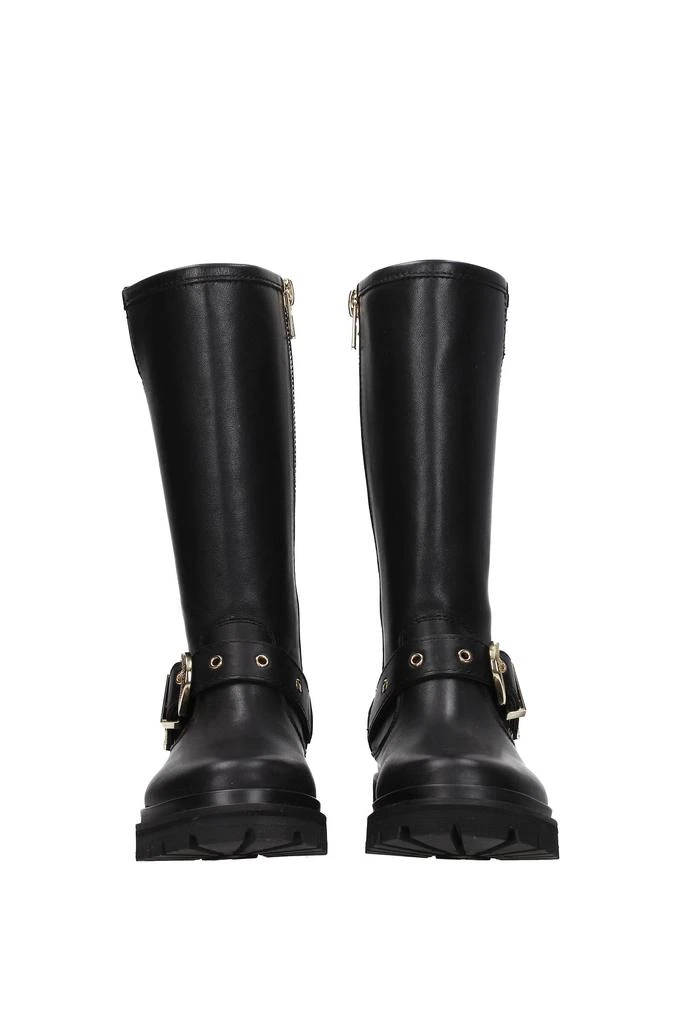 商品Versace|Boots Leather Black,价格¥2499,第3张图片详细描述