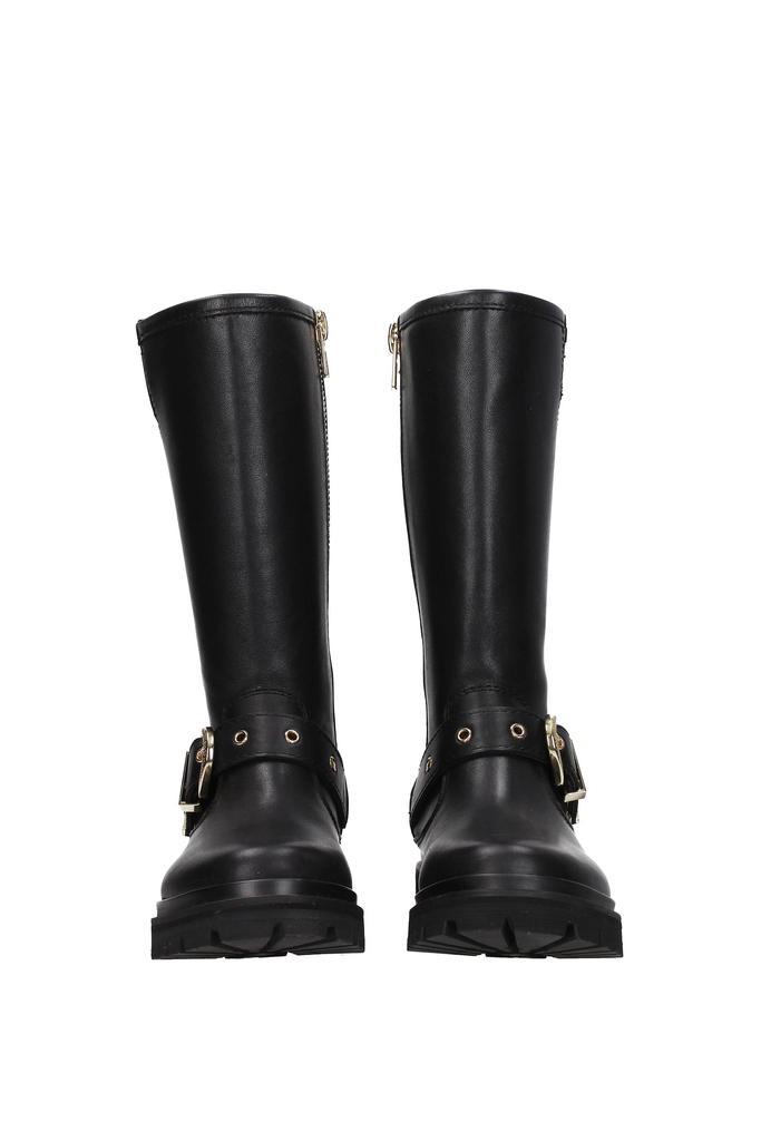 商品Versace|Boots Leather Black,价格¥2466,第5张图片详细描述