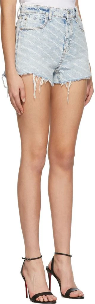 商品Alexander Wang|Blue Bite Logo Shorts,价格¥1978,第2张图片详细描述