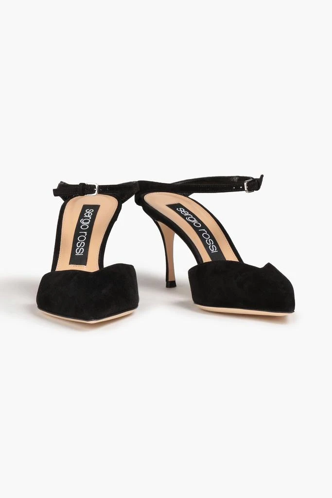 商品Sergio Rossi|Royal suede mules,价格¥2919,第2张图片详细描述