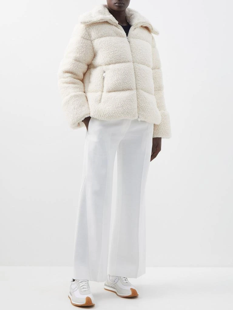 商品Moncler|Barbot high-neck faux-shearling down jacket,价格¥12846,第2张图片详细描述