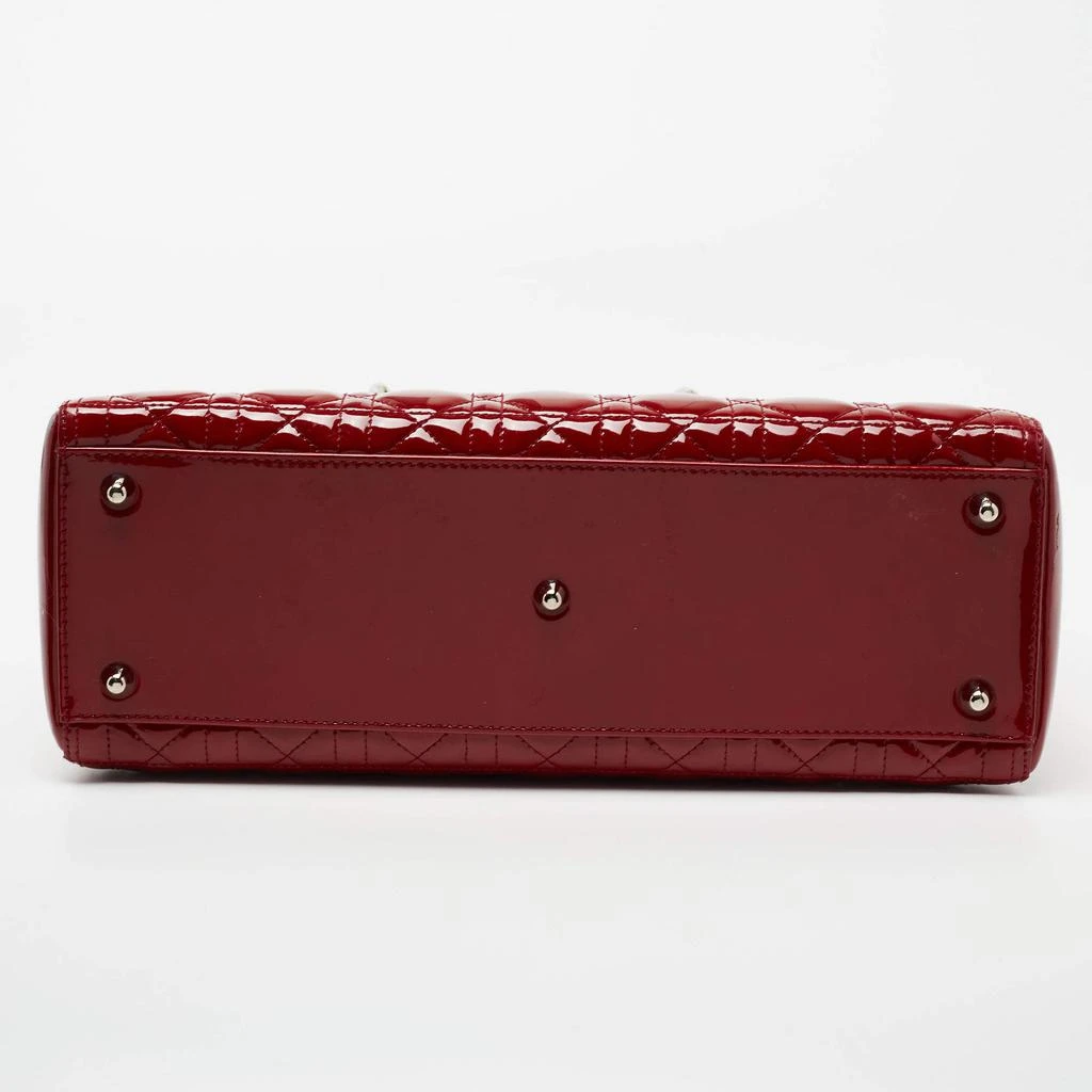 Dior Red Cannage Patent Leather Large Lady Dior Tote 商品