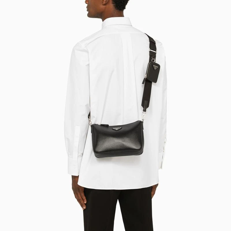 商品Prada|Small black saffiano shoulder bag,价格¥15130,第2张图片详细描述