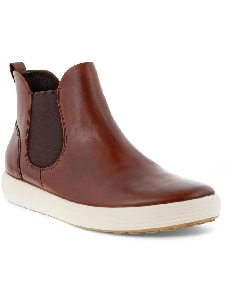 商品 Womens Leather Ankle Chelsea Boots 图