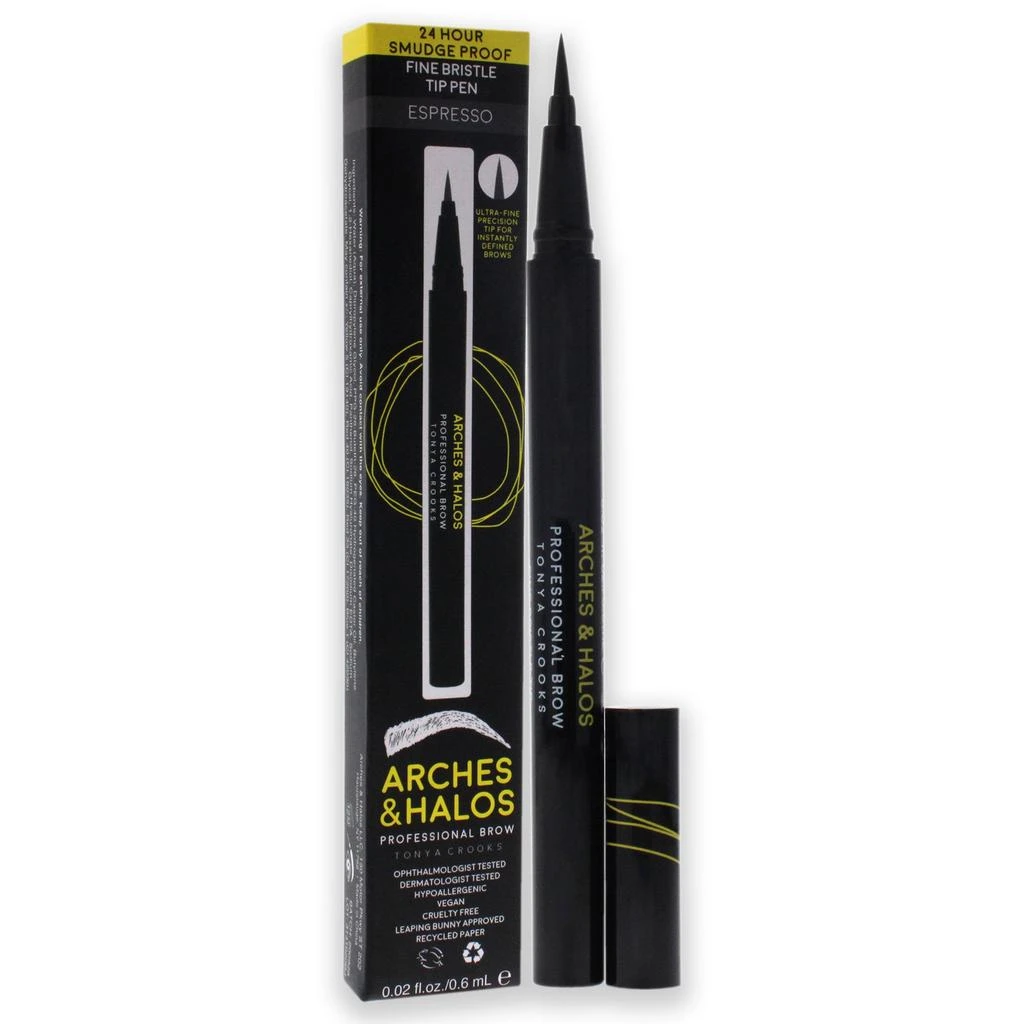 商品Arches and Halos|Fine Bristle Tip Pen - Espresso by Arches and Halos for Women - 0.02 oz Eyebrow Pen,价格¥112,第3张图片详细描述