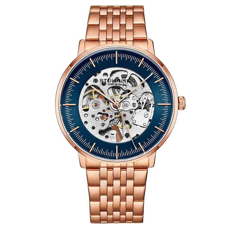 商品Stuhrling Original|Legacy Automatic Blue Dial Men's Watch M13615,价格¥1340,第1张图片