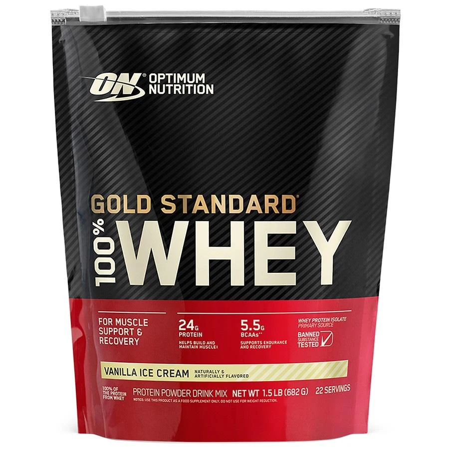 商品Optimum Nutrition|Gold Standard 100% Whey Vanilla Ice Cream,价格¥275,第1张图片