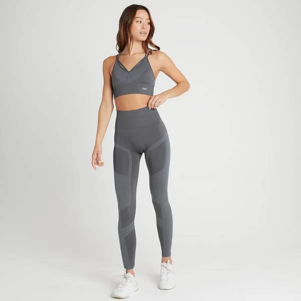 商品Myprotein|MP Women's Impact Scrunch Seamless Leggings - Graphite,价格¥343,第3张图片详细描述