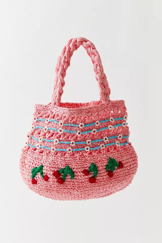 商品Urban Outfitters|Jenny Straw Small Tote Bag,价格¥147,第5张图片详细描述