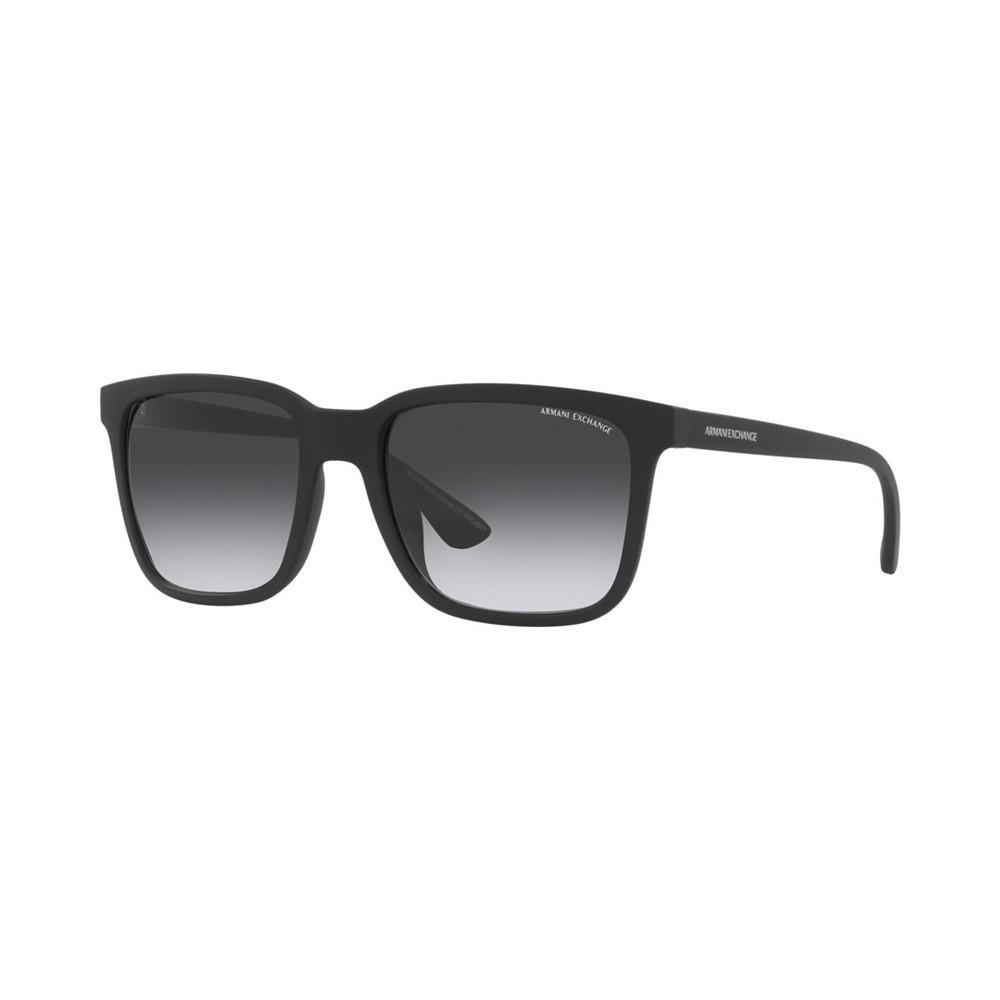商品Armani Exchange|Men's Sunglasses, AX4112SU 55,价格¥616,第1张图片