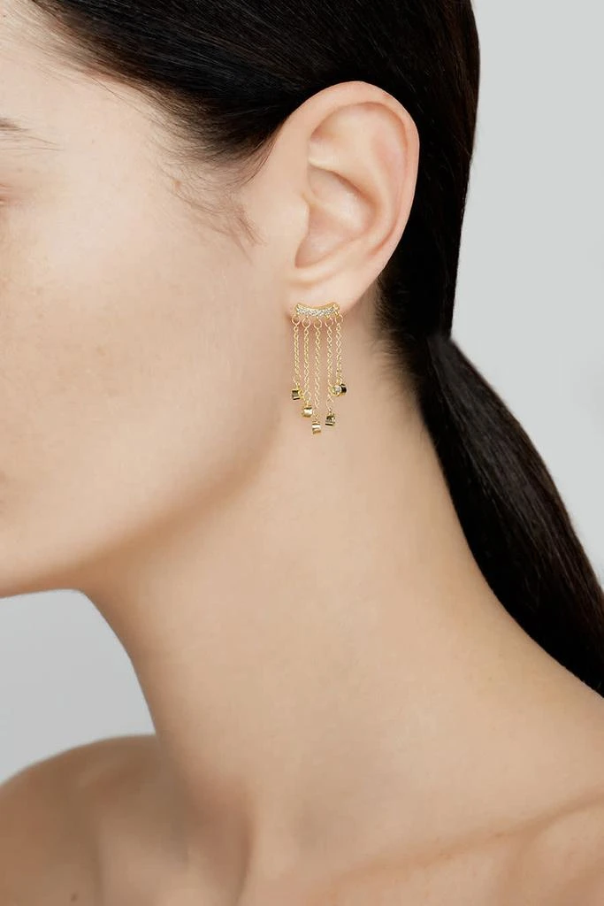 商品FEDERICA TOSI|Federica Tosi Small Rain Earring Gold,价格¥793,第2张图片详细描述