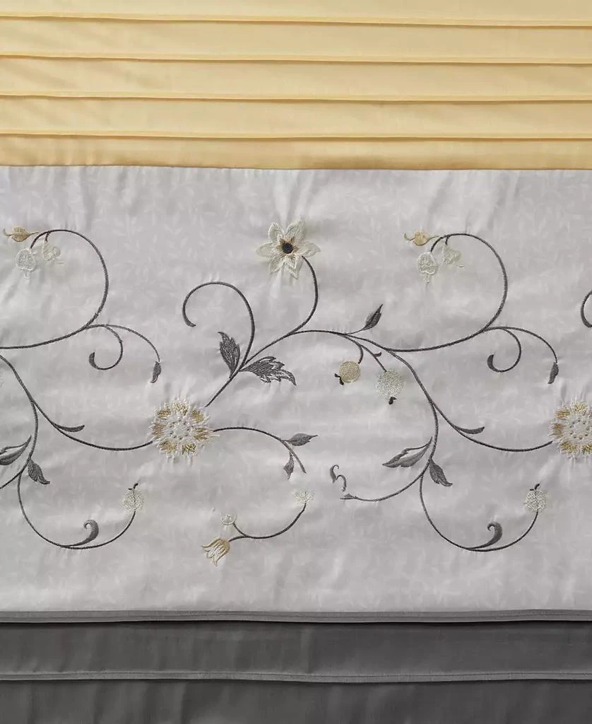 商品Madison Park|Serene Floral Embroidered Shower Curtain, 72" x  72",价格¥304,第2张图片详细描述