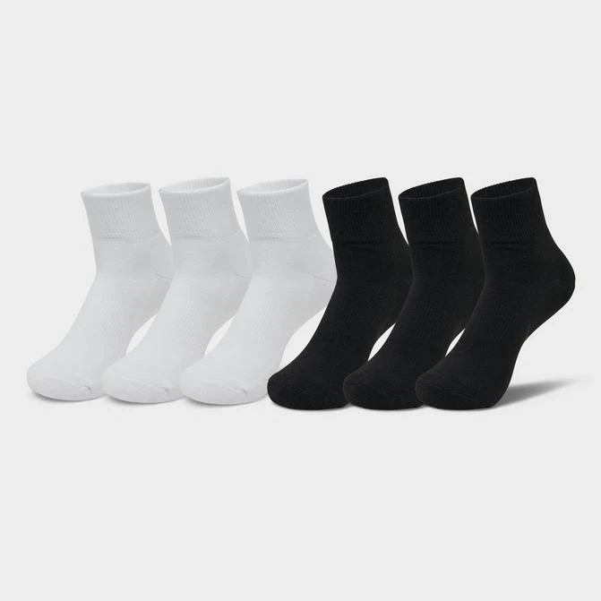 商品Sof Sole|Women's Pink Soda Quarter Socks (6-Pack),价格¥38,第1张图片