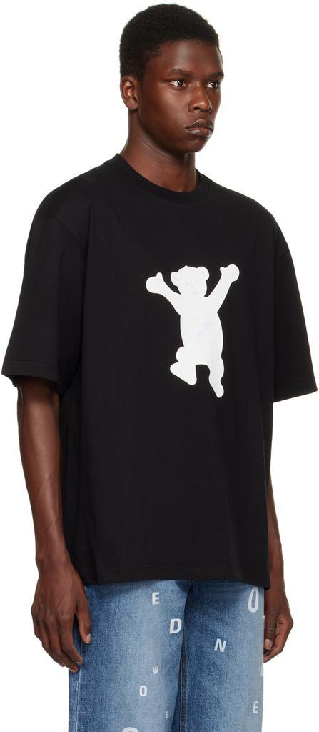 商品We11done|Black Teddy T-Shirt,价格¥910,第4张图片详细描述