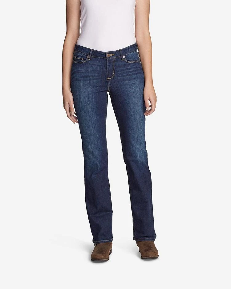 商品Eddie Bauer|Women&#39;s StayShape Boot Cut Jeans - Curvy,价格¥522,第3张图片详细描述